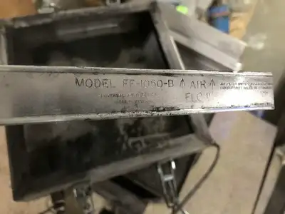 Custom Stainless Dust Collector Hopper / Air Filter w/ UAF FF-1050-B Filters