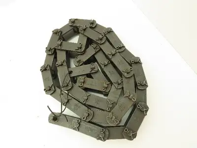 Webster Union #200 Single Strand Cottered Roller Chain 2-1/2" Double Pitch 92"