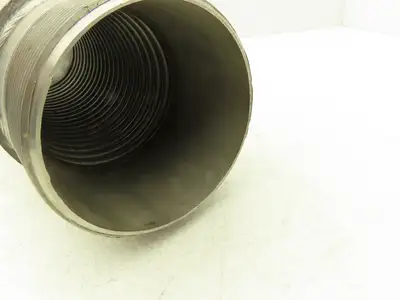 Flex-Hose Pump Saver 4"x 16" Stainless Braided Flex Connector 4"NPT x 4" Socket