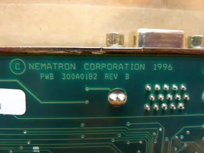 USED NEMATRON CORP PWB 300A0182