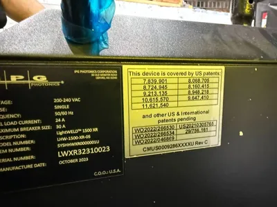 Used 2023 IPG Used LightWELD 1500 XR, 5m Laser Welders Georgia US | MacLean Machinery Network LLC #1293262