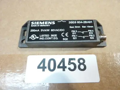 USED SIEMENS 3SE6 604-2BA01