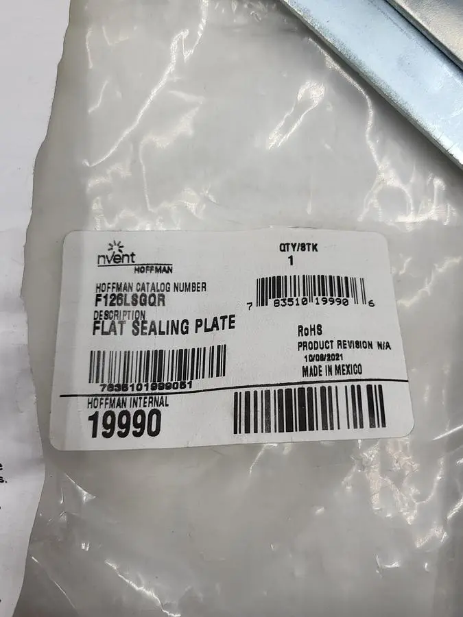 New | in-Stock NVENT HOFFMAN NVENT HOFFMAN F126LSGQR QUICK-RELEASE FLAT SEALING PLATE *NEW* IN BAG* Misc Electrical & Power Parts | ND Industrial Surplus #1216507