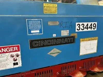 3/8" x 10' CINCINNATI MODEL 2510 POWER SQUARING SHEAR