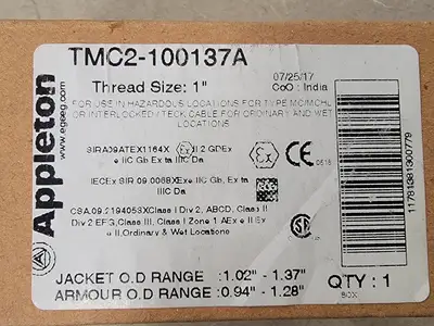 NEW APPLETON TMC2-100137A