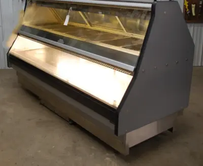 142-0059 Custom Deli’s Inc 7 Well Pan Food Warmer w Lower Open Front Hot Case