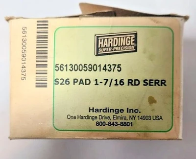 Hardinge S26 Collet Pad Size RD SERR 1-7/16