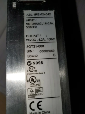 USED Schneider Schneider Electric  ABL1REM24042 Dc Power Supply,