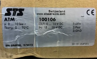 Used STS _UNKNOWN_ Sensors South Carolina US | Palmetto Automation #1469253