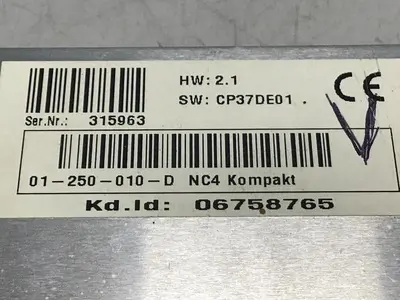 USED SIGMATEK NC4 KOMPAKT 01-250-010-D