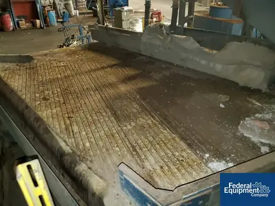 USED Wiley 50" W x 96" L Wiley Diagonal Deck Concentrating Table