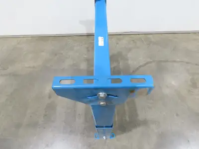 Hytrol LS-7 30"W Blue Conveyor Leg Stationary Floor Support 34" to 46"H
