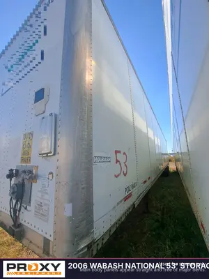 Used 2006 WABASH NATIONAL 53' STORAGE DRY VAN Box Trailers Pennsylvania US | Proxy Equipment #1385229