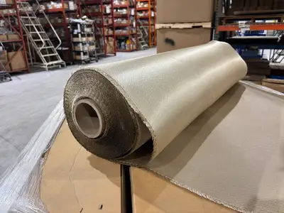 USED AUBURN MANUFACTURING 82394066 FIBERGLASS HIGH HEAT CLOTH, VEXTRA CLOTH