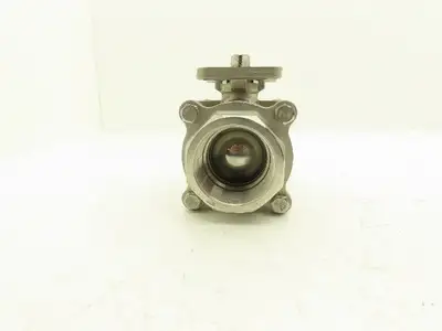 DynaQuip H160 Pneumatic Actuator 2" CF8M Stainless Ball Valve 1AWR8