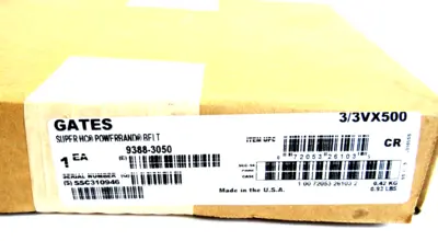 NEW GATES 9388-3050 POWER BELT 3/3VX500 93883050