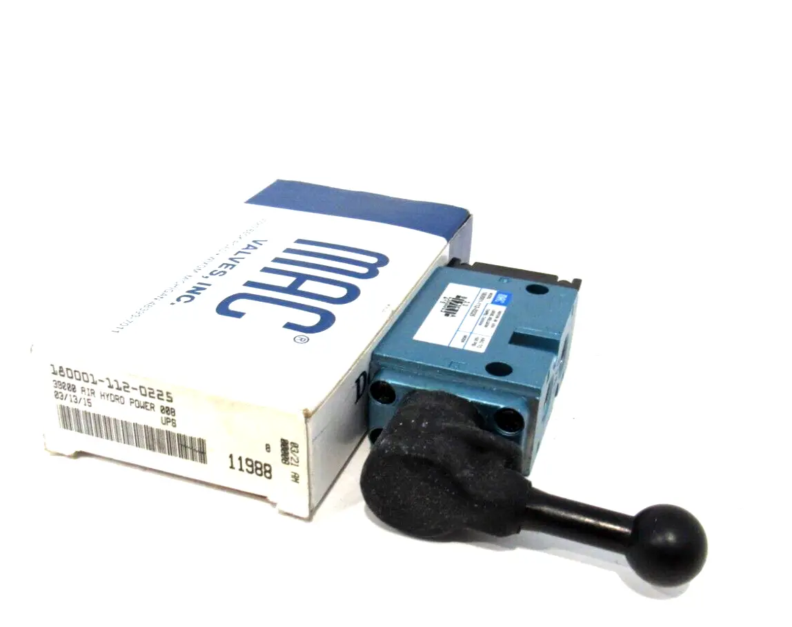 NEW MAC VALVES 180001-112-0225 SOLENOID VALVE 1800011120225