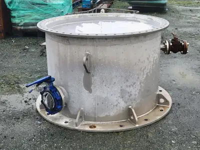 42 ft x 5 ft Dia. Stainless Steel Pellet Reactor