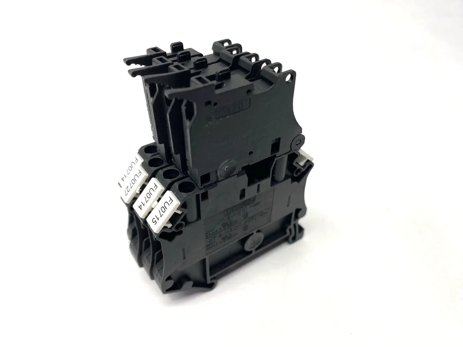USED PHOENIX CONTACT FUSE MODULAR TERMINAL BLOCK 5X20 3046032 LOT OF 4