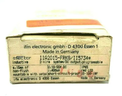 NEW EFECTOR IIA2015-FRKG / II5734 INDUCTIVE SENSOR IIA2015FRKGII5734