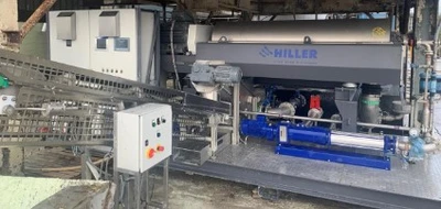 Hiller S/S Decanter Centrifuge model DP45N-422 60 kw