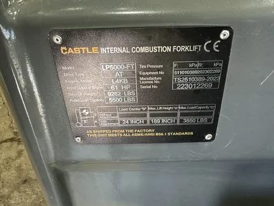 New | in-Stock CASTLE LP5000 Liquid Propane Forklifts Michigan US | KD Equipment Sales #1548817