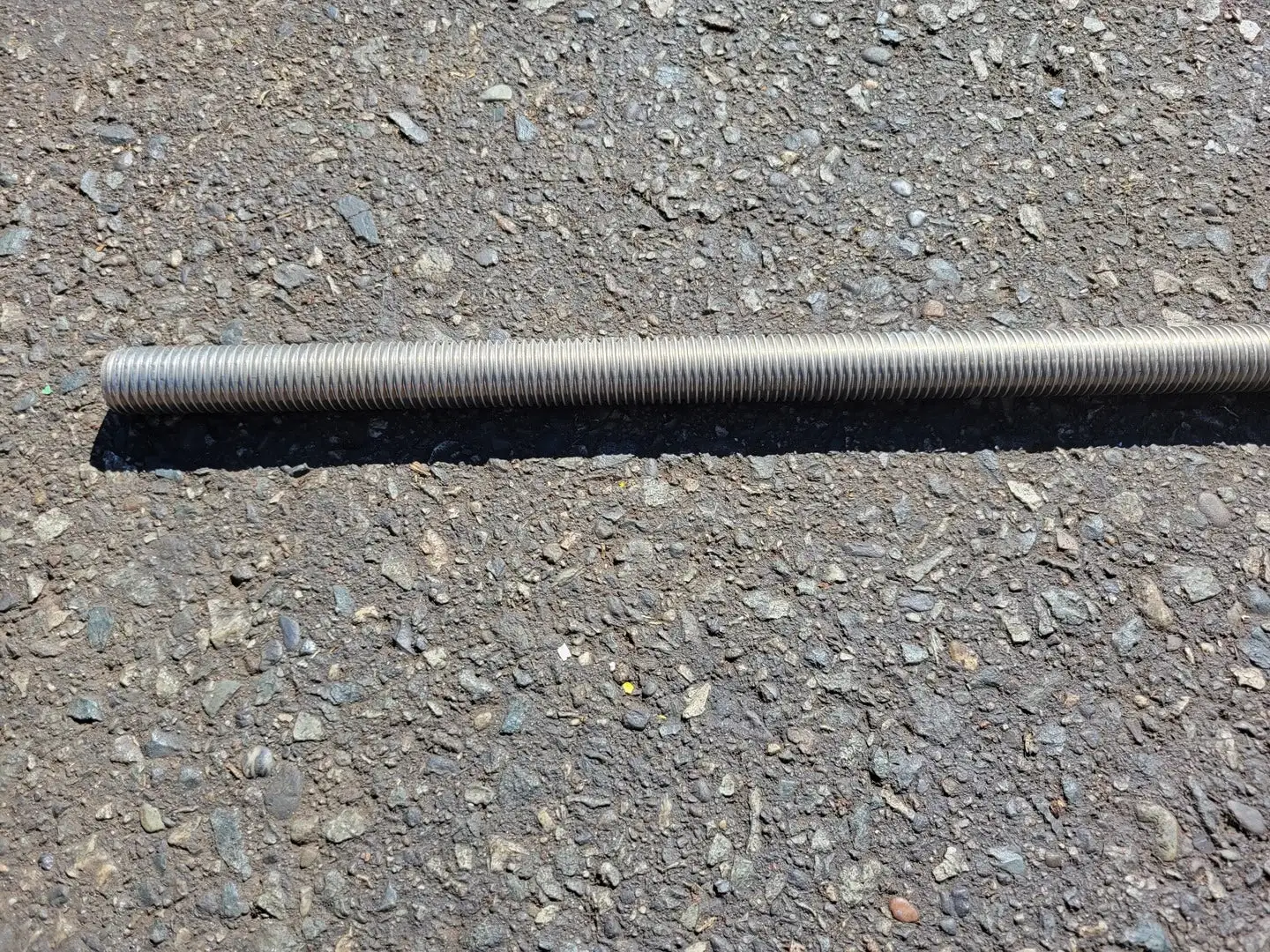 7/8" SS Coarse Ready Rod 12' Long