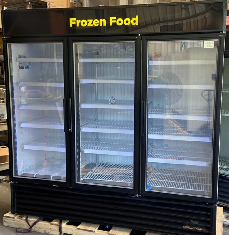 105-0051 True GDM-72F 3 Door Glass Freezer