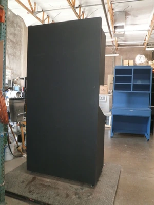Custom Black Design Workbench Design Furniture. Re-purpose  47 1/2" X26" X 95"