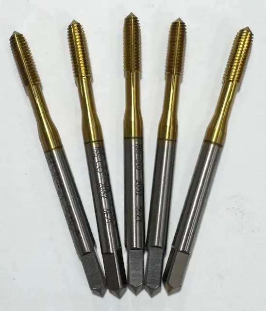 Guhring 8-36 Cobalt Thread Forming Plug Tap GH5 Tin Coated 5 Pack