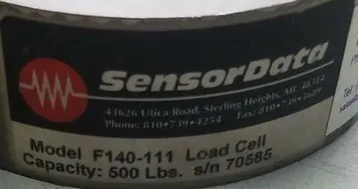 New | in-Stock SENSORDATA F141-111 Transducers Michigan US | ND Industrial Surplus #1226878