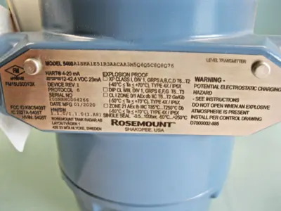 NEW Rosemount 5408 A1SHA1E51R3AACAA3M5Q4Q5C8Q8Q76