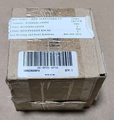 NEW B&B Manufacturing 26-8M30-6FS6