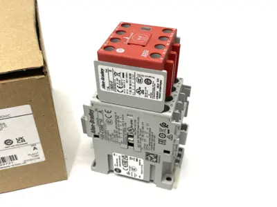 USED ALLEN BRADLEY SER. A GUARDMASTER SAFETY CONTACTOR 3 NO MAIN