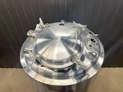Used 350 Gallon Tank (Reactor), 316L Stainless Steel, Insulated & Full Vacuum