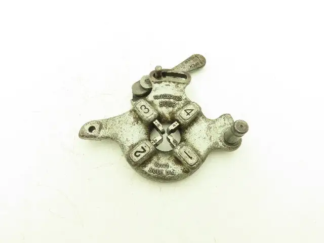 Ridgid 500B Bolt Die Head 1/4-1" with 1/2-13 NC Dies Lock Handle Missing