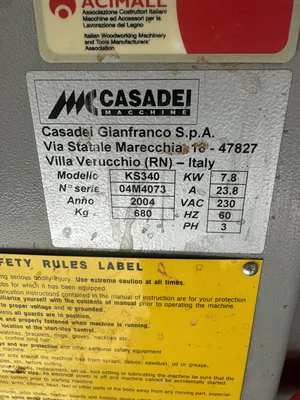 Casadei KS340 Sliding Saw