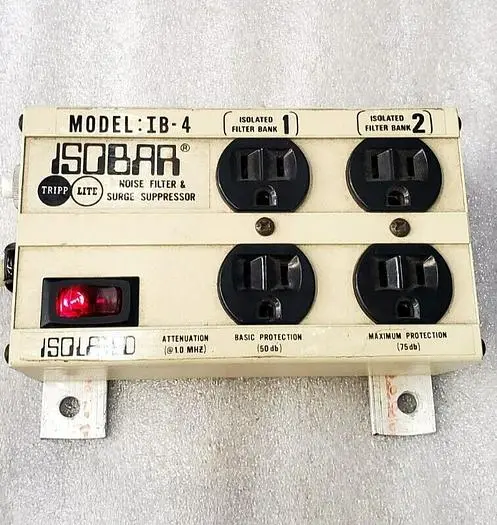 ISOBAR IB-4 NOISE FILTER AND SURGE SUPPRESSOR