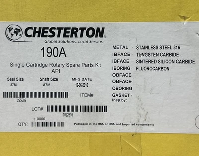 NEW Chesterton 190A