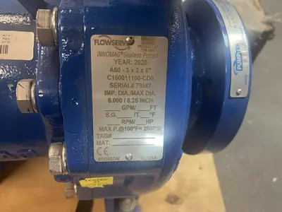 Used FLOWSERVE A60 Centrifugal Pumps Ohio US | Surplus Asset Holdings #1225893
