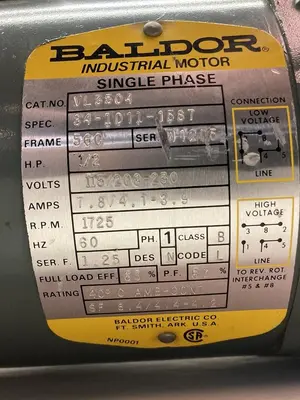 New | in-Stock BALDOR VL3504 Misc Electrical & Power Parts | Surplus Asset Holdings #1219831