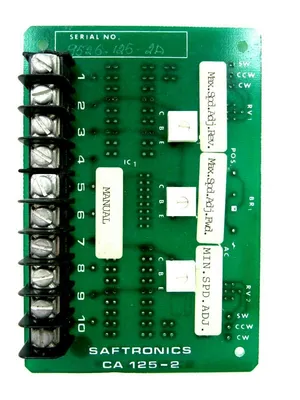 NEW SAFTRONICS CA-125-2 LIMIT BOARD CA1252