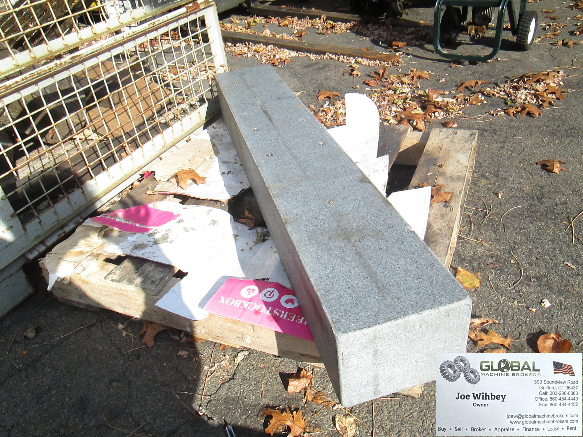 Granite Surface Plate Slab Precession Measuring 52"x6"x8"