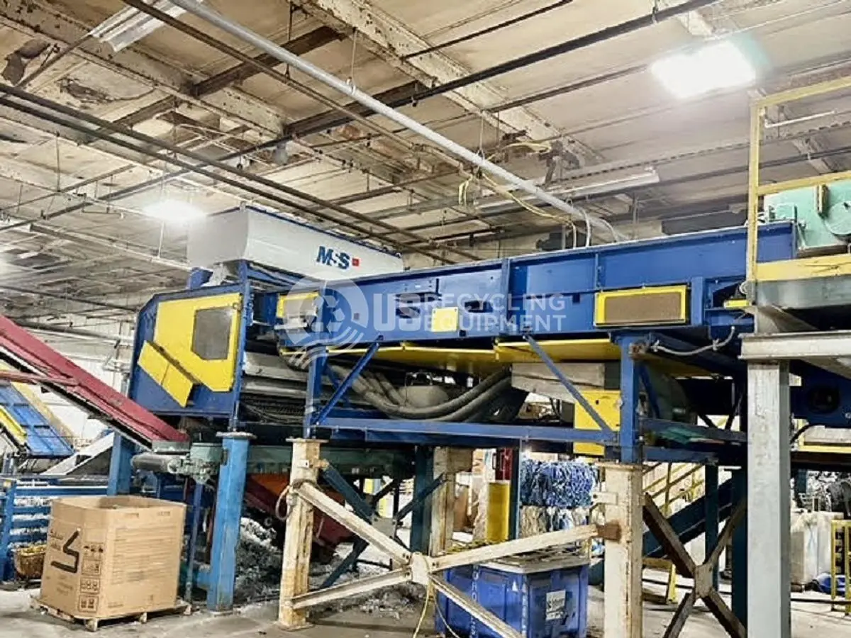 USED HUSTLER BALE BREAKER/SORT LINE