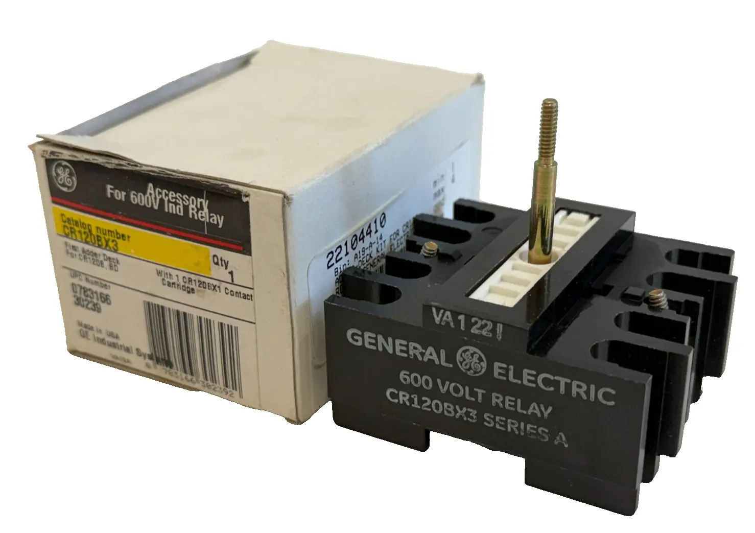 NEW GENERAL ELECTRIC CR120BX3 RELAY 600V SER A
