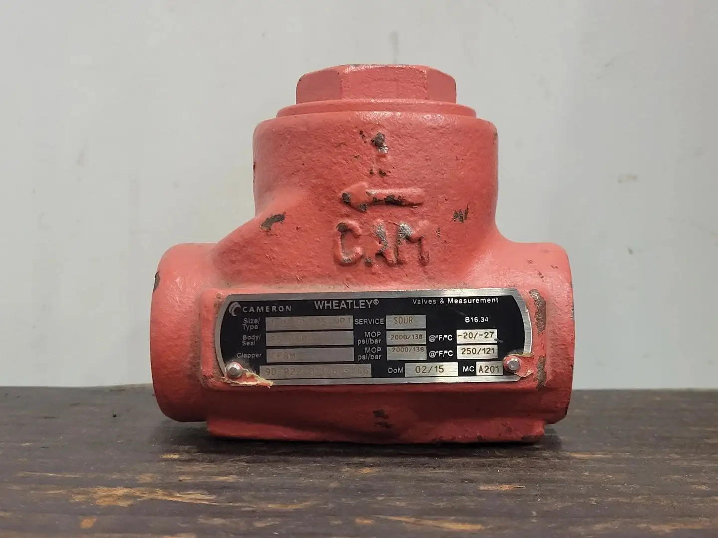 USED 2015 CAMERON 9D-822-013200-766