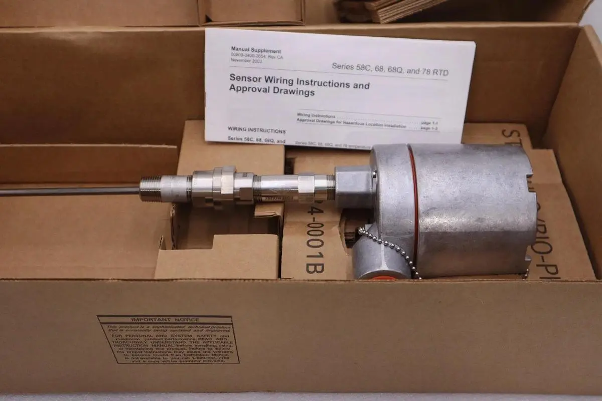 ROSEMOUNT 0078T21C30N090E5 EMERSON TEMPETURE SENSOR STOCK #G-371