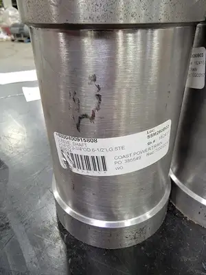 Sleeve Shaft, 3-1/4"ID 3-3/4"OD 6-1/2" LG STE 6800400915808