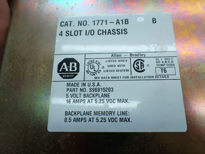 Used ALLENBRADLEY 1771A1B PLC Chassis Ohio US | HGR 24 #1095248