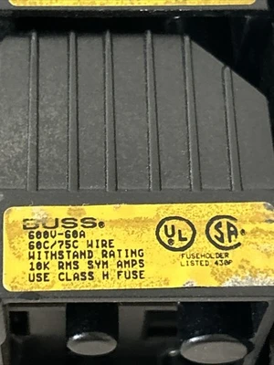 USED Buss H60060-2C Used